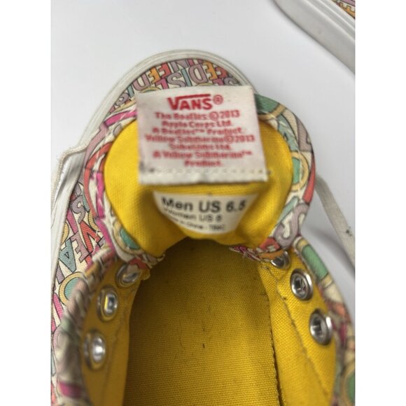 Vans Authentic (The Beatles) All You Need Is Love Size Men’s 6.5 Women’s 8 - Picture 7 of 7